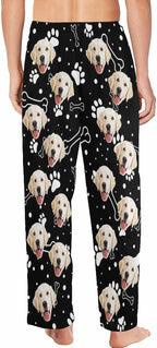 MyPupSocks Personalized Face Pajamas Pants Photo Pajama Bottoms for Men S-XXL