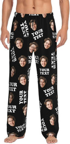Personalized Pajama Pants For Men Women Custom Pajama Pants With Face Custom Face Pajamas Funny Customized Gifts