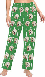 Custom Face Pajamas Pants Personalized Nightwear Bottoms for Women XS-XXL