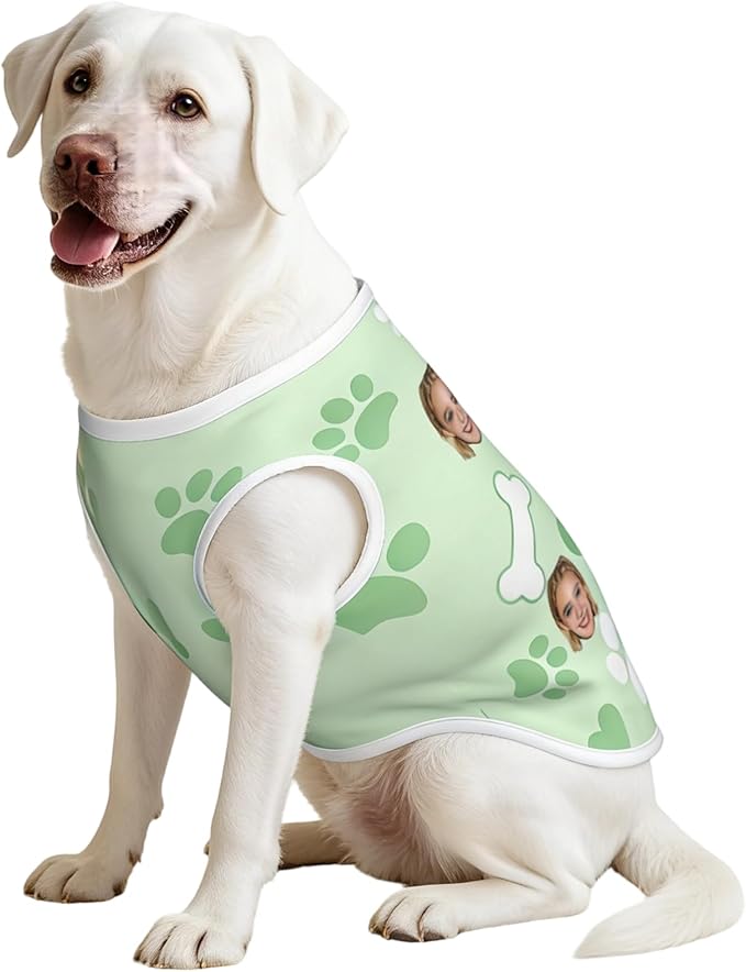 Personalized Matching Dog and Owner Clothes Separately Sold, Custom Face Nightgown for Women Dogs