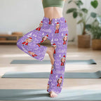 Custom Couple Pajama Pants Sock with Funny Face, Personalized PJ Anniversary Birthday Women Men Pants