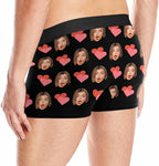 M YESCUSTOM Custom Faces Funny Short Briefs Gift for Husband Underwear