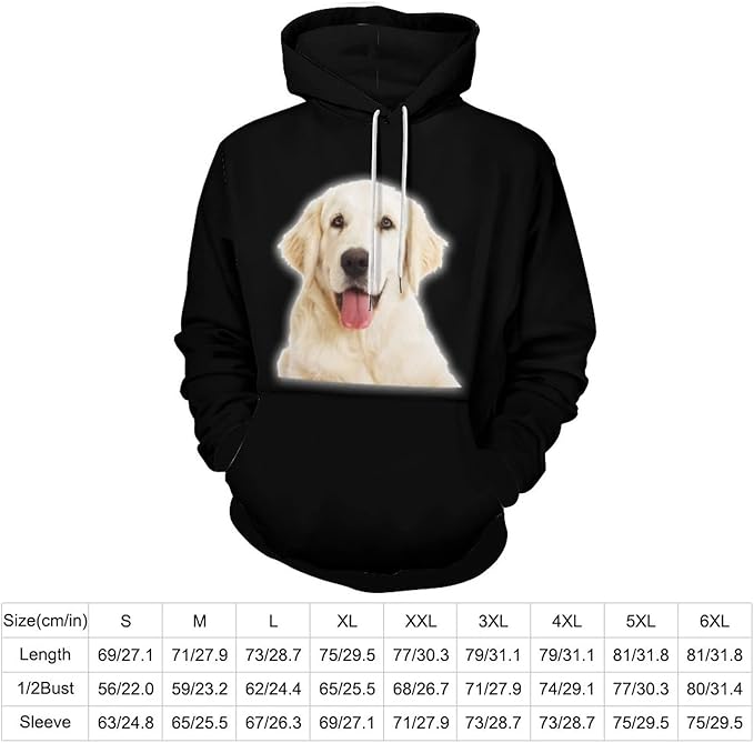 Artsadd Custom Face Unisex athletic Pockets Sweatshirt Loose Hoodie Custom Christmas Long Sleeve Sweatshirt Hooded Pullover