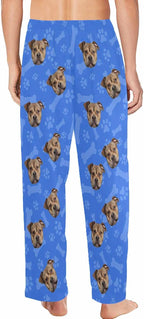 MyPupSocks Custom Pet Face Pajamas Pants Photo Pajama Bottoms for Men S-XXL