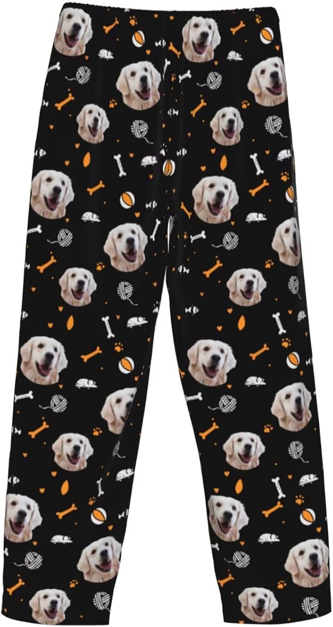 Custom Pajama Pants Personalized Pajama Bottoms With Photo Customizable Pajama For Men Women Add Your Design