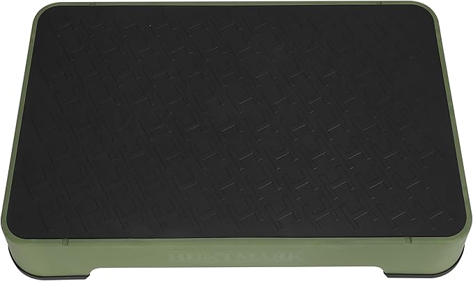 HUNTMARK Dog Training Place Board - Durable Hunting Dog Training Platform - Non-Skid Surface and Nonslip Feet - Stackable, Portable Agility Platform - Modern Puppy Trainer Equipment (Green)