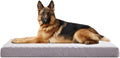 Orthopedic Extra Large Dog Bed for Large Dogs, 41 inches XL Washable with Waterproof Liner and Cooling Gel Memory Foam, Fits up to 110 lbs Pets