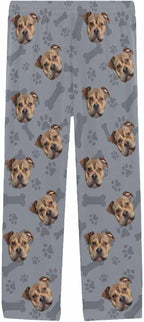 MyPupSocks Custom Pet Face Pajamas Pants Photo Pajama Bottoms for Men S-XXL