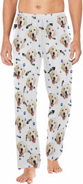 MyPupSocks Custom Pet Face Pajamas Pants Photo Pajama Bottoms for Men S-XXL