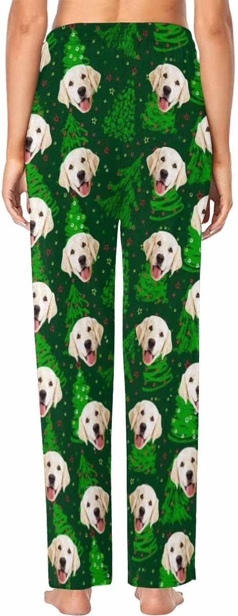 Custom Face Pajamas Pants Personalized Nightwear Bottoms for Women XS-XXL