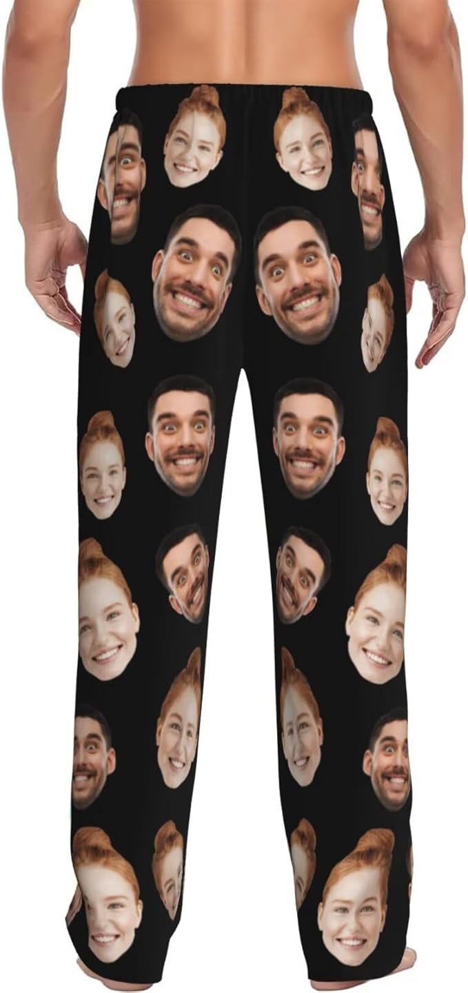 Custom Pajama Pants Personalized Pajama Bottoms With Photo Customizable Pajama For Men Women Add Your Design