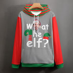 Artsadd Custom Face Unisex athletic Pockets Sweatshirt Loose Hoodie Custom Christmas Long Sleeve Sweatshirt Hooded Pullover