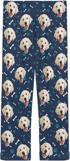 MyPupSocks Personalized Face Pajamas Pants Photo Pajama Bottoms for Men S-XXL