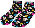 Personalized Ankle Socks with Face Custom Photo Socks Low Cut Ankle Socks Athletic Socks Valentine's Day Gifts for Women Men