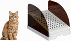 Plastic Inclined Steps Assist in Using Various Sizes of cat Litter Boxes. Plastic Large cat Litter Boxes Inclined Steps are Non Stick，Height Adjustable，Easy to Clean(White, Small)