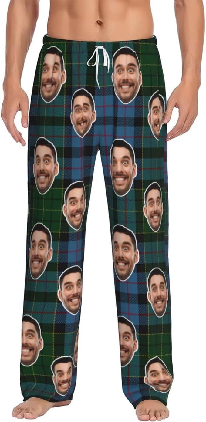 Custom Pajama Pants Personalized Pajama Bottoms With Photo Customizable Pajama For Men Women Add Your Design