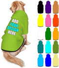 Custom Dog Clothes with Photo Name Logo Personalized Dog Sweaters for Small Medium Large Dogs Breathable Warm, YellowGreen, XL