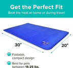 Arf Pets Cooling Mat for Dogs - Gel Self-Cooling Pad for Beds, Kennels & Crates | Durable, Non-Toxic, Pressure-Activated Relief | No Water, Electricity, Batteries or Refrigeration Needed, 20" x 30"