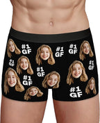 Personalized Underwear for Men with Face Custom Face Boxers Customized Boxer Briefs Funny Gifts for Him Husband Boyfriend