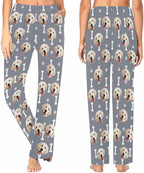 Custom Face Pajamas Pants Personalized Nightwear Bottoms for Women XS-XXL