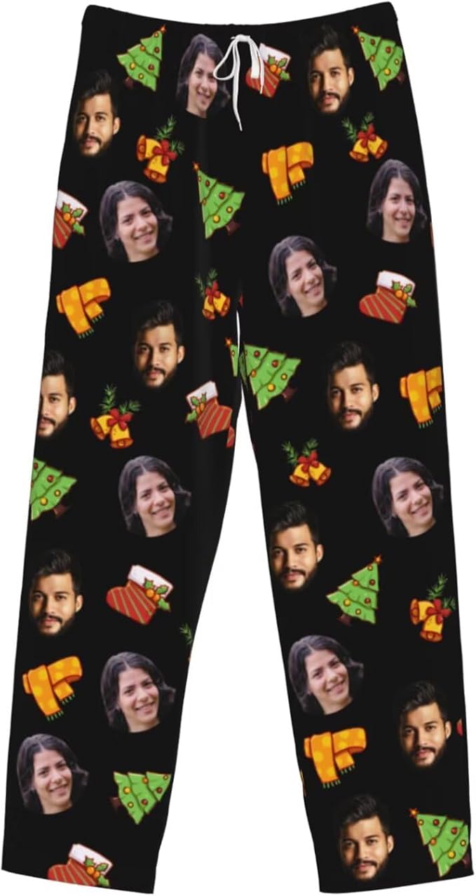 Custom Pajama Pants Personalized Pajama Bottoms With Photo Customizable Pajama For Men Women Add Your Design