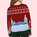 Wrappiness A Girl And Her Dog Christmas Sweatshirt - Cozy Unisex Fit Custom Shirt - Cute for Women Pet Lovers