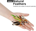 TTcat Feathe Cat Toy Attachments,3 Pcs Mini Insects Refills, Cat Toys Replacement Feathers for Cat Wand.