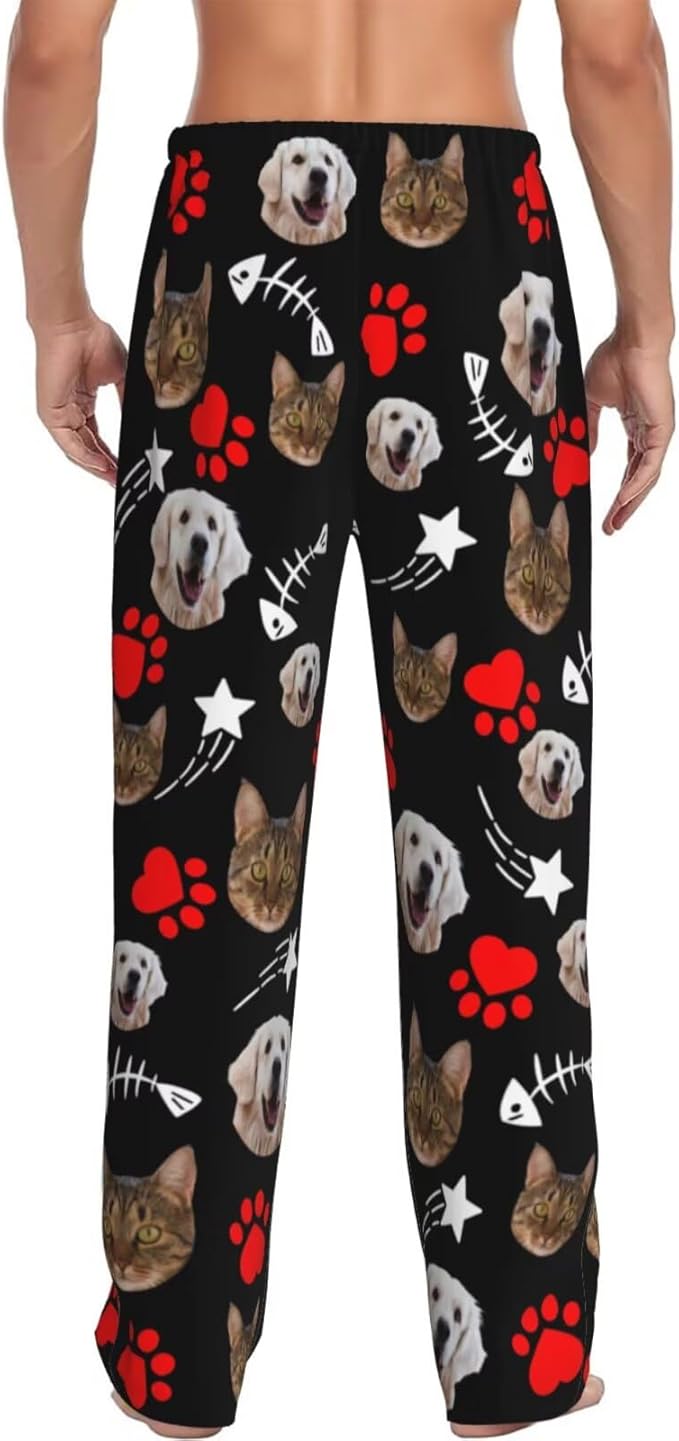 Custom Pajama Pants Personalized Pajama Bottoms With Photo Customizable Pajama For Men Women Add Your Design