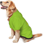 Personalized Pet Sweatshirt, Custom Dog Hooded with Pocket, Customize Hoodies for Dogs, Puppy, S, Yellow