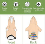 Personalized Dog Hooded Sweatshirt, Custom Pet Pullover Hoodie Design Your Own Text Image for Small Dogs Puppy Cat Kitten Clothes Dog Shirt Customizable, Customized Gifts, Peach Puff, S,