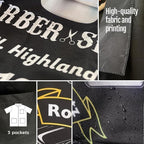 Custom Pet Grooming Jackets with Logo Text, Personalized Dog Salons Groomer Smocks, Unisex Waterproof Workwear
