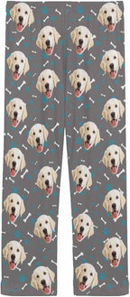 MyPupSocks Personalized Face Pajamas Pants Photo Pajama Bottoms for Men S-XXL