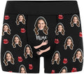 M YESCUSTOM Custom Boxers Briefs for Men Personalized Boxers with Face Mens Funny Underwear with Photo XS-5XL