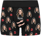 M YESCUSTOM Custom Boxers Briefs for Men Personalized Boxers with Face Mens Funny Underwear with Photo XS-5XL