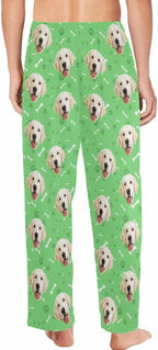 MyPupSocks Personalized Face Pajamas Pants Photo Pajama Bottoms for Men S-XXL