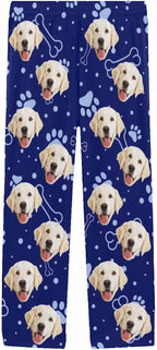 MyPupSocks Personalized Face Pajamas Pants Photo Pajama Bottoms for Men S-XXL