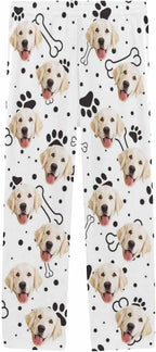 MyPupSocks Personalized Face Pajamas Pants Photo Pajama Bottoms for Men S-XXL
