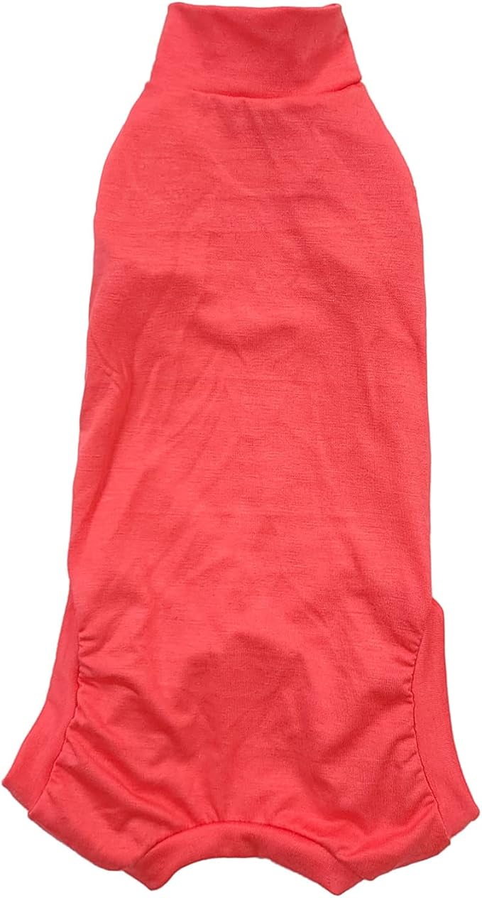 Sphynx Cat Clothes Sleeveless Bodysuit Elastic Hairless Cat Pajamas Pet Clothes Cat Surgery Recovery Suit for Cats Dogs After Surgery Wear Suit (Red, X-Small (2-3 lbs))