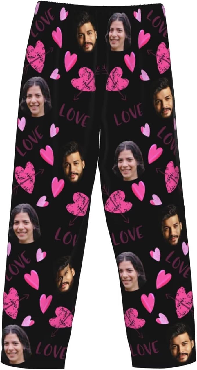 Custom Pajama Pants Personalized Pajama Bottoms With Photo Customizable Pajama For Men Women Add Your Design