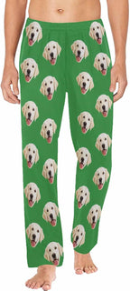 MyPupSocks Personalized Face Pajamas Pants Photo Pajama Bottoms for Men S-XXL