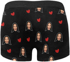 M YESCUSTOM Custom Boxers Briefs for Men Personalized Boxers with Face Mens Funny Underwear with Photo XS-5XL