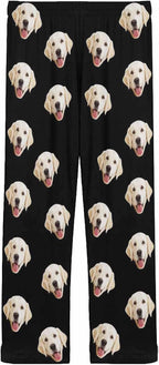 MyPupSocks Personalized Face Pajamas Pants Photo Pajama Bottoms for Men S-XXL