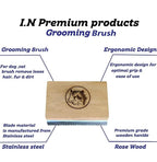 Original Cat Brush for Shedding - Indoor Cat Grooming Supplies, Hair Remover, Comb, Deshedding Tool for Pets