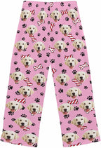 Custom Face Pajamas Pants Personalized Nightwear Bottoms for Women XS-XXL
