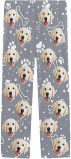 MyPupSocks Personalized Face Pajamas Pants Photo Pajama Bottoms for Men S-XXL