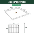 FXW MiniPaws Unleashed Dog Playpen, Expandable & Portable Design for Yard, RV Camping and Indoor Use, for Puppies and Small Dogs, 20-inch 48 Panels