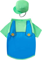 Halloween Pet Costume Super Dog Role Play Costumes (Light Green, S)