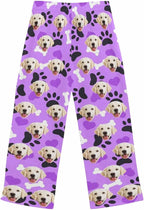 Custom Face Pajamas Pants Personalized Nightwear Bottoms for Women XS-XXL