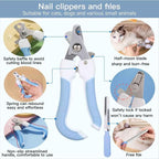 Cat Grooming Kit- 6PCS include Dog Brush For Shedding,Cat Combs For Indoor Cats,Puppy Quick-Drying Towel, Dogs Washing Gloves, Dog & Cat Pets Nail Clippers and Trimmers,Reusable.