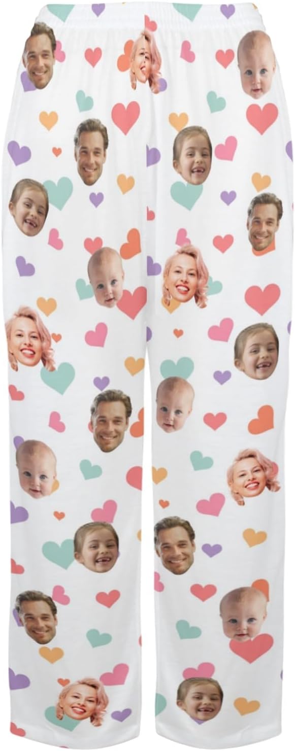 Personalized Pajamas, Custom Pajama Pants for Women, Customize Pajamas for Men